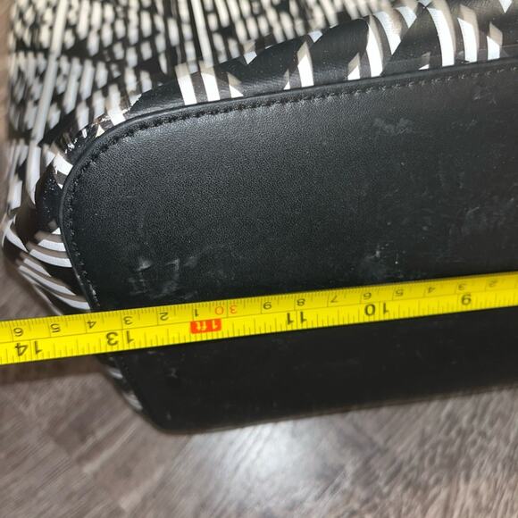 Henri Bendel Black and White Tote Bag Vintage HTF - Picture 10 of 11